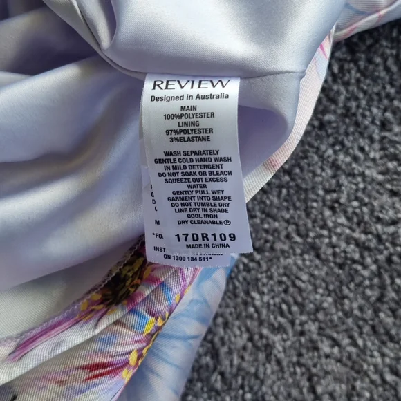 Review Mauve and pinked toned floral dress - Picture 5 of 7